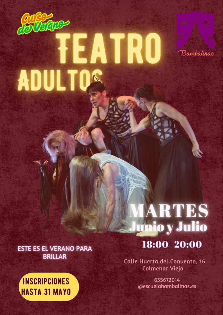 Curso de verano de teatro adultos